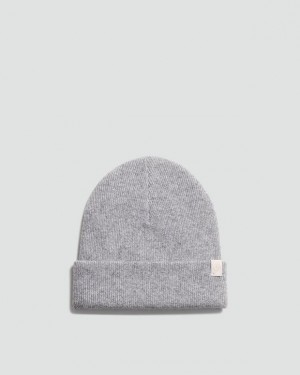 Rag & Bone Addie Beanie Cashmere Hat Grey | 16537MKSU