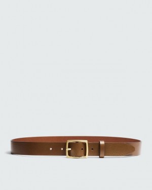 Rag & Bone Boyfriend Belt Leather Belt Chestnut | 71360ACYE