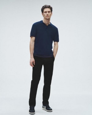 Rag & Bone Fit 2 Stretch Twill Chino Slim Fit Black | 69803EHIX