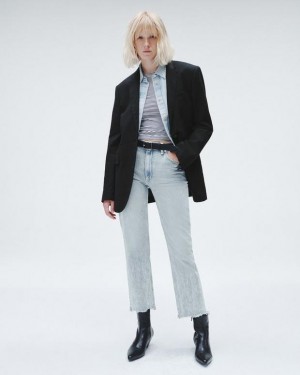 Rag & Bone Harlow Ankle Straight Mid-Rise Vintage Stretch Jean Betty | 14208TAEM