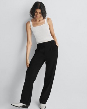 Rag & Bone Irina Ponte Trouser Slim Fit Black | 73546TCEW