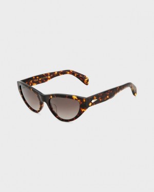 Rag & Bone Ola Butterfly Sunglasses Havana | 29680LKDO