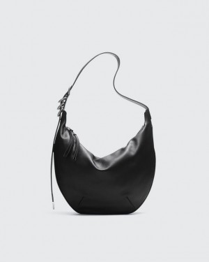 Rag & Bone Spire Shoulder Bag Medium Shoulder Bag Black | 26013PKNI