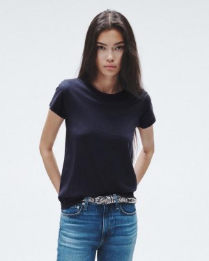 Rag & Bone The Slub Tee Organic Pima Cotton T-Shirt Salute | 04927SNHR