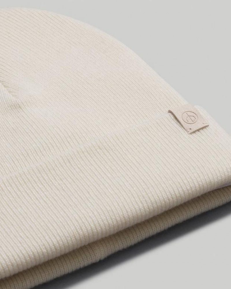 Rag & Bone Addie Beanie Cashmere Hat Ivory | 95231ATOI