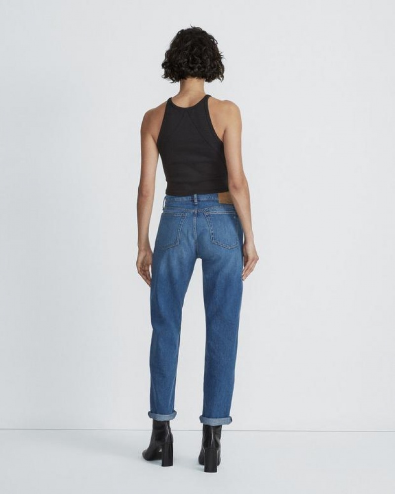 Rag & Bone Baggy Dre Low-Rise Rigid Jean Blake | 40187PLWQ