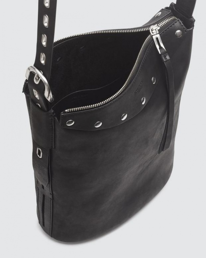 Rag & Bone Belize Bucket Bag Crossbody Bag Black | 26910IPJA