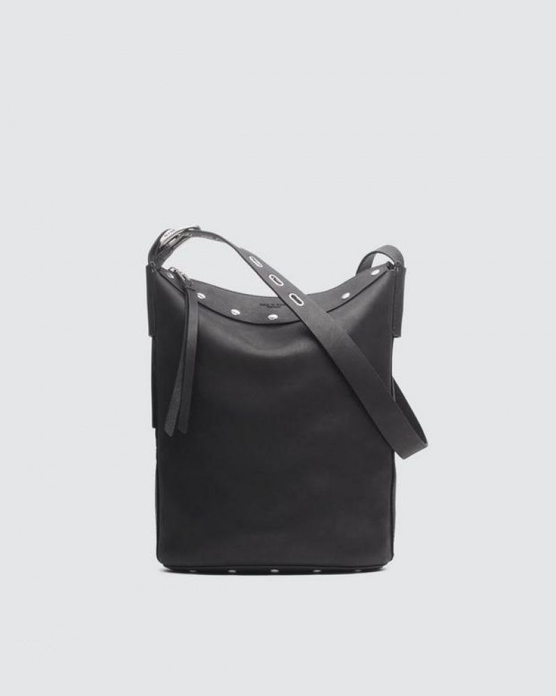 Rag & Bone Belize Bucket Bag Crossbody Bag Black | 26910IPJA