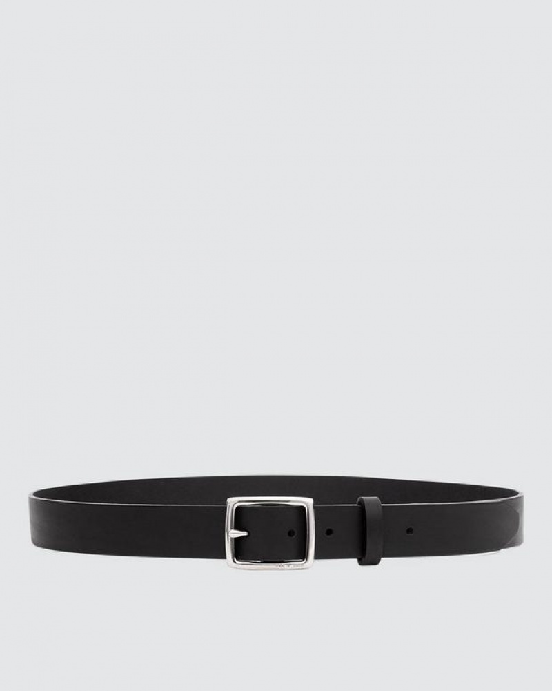 Rag & Bone Boyfriend Belt Leather 30mm Hip Belt Black | 94607GXAI