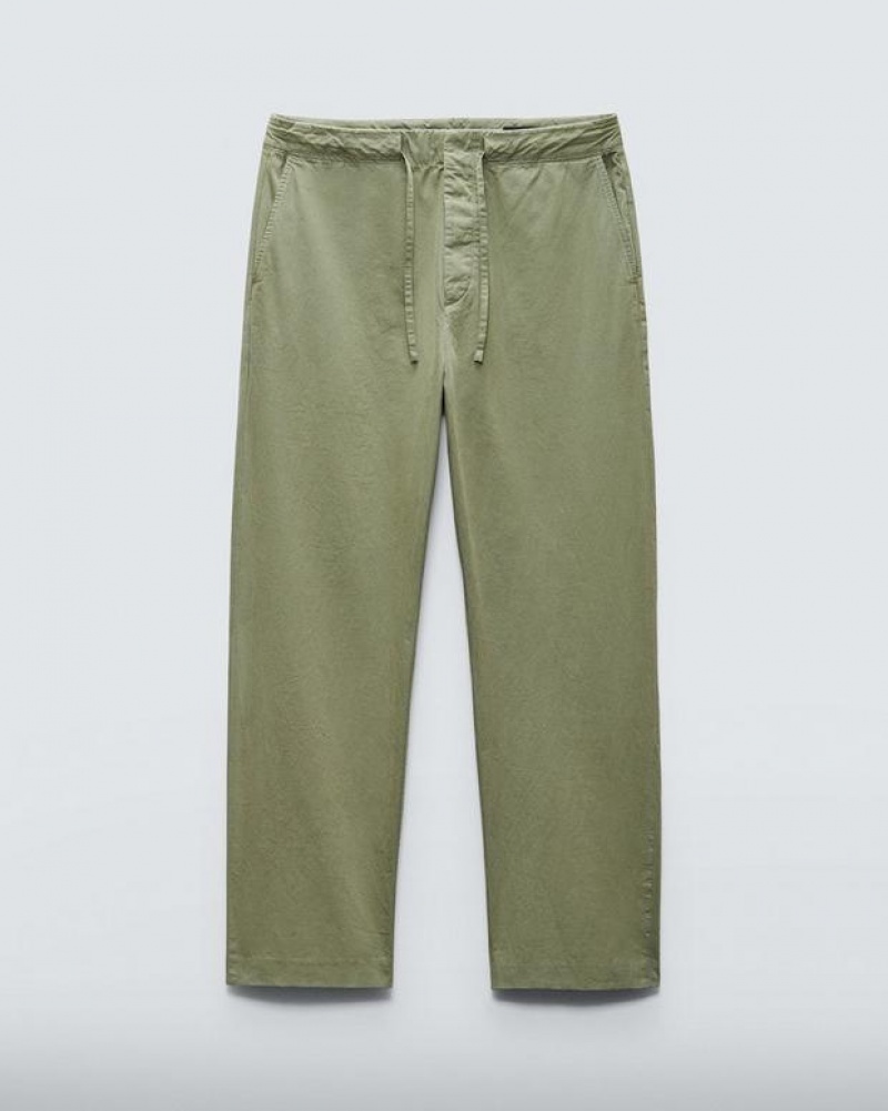 Rag & Bone Bradford Cotton Pant Relaxed Fit Lichen | 15760HIPO