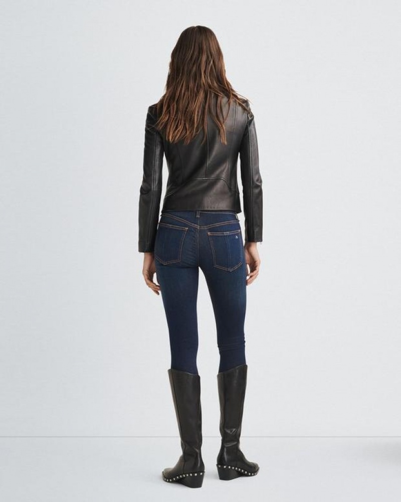 Rag & Bone Cate Ankle Skinny Mid-Rise Stretch Jean Carmen | 27501HWER