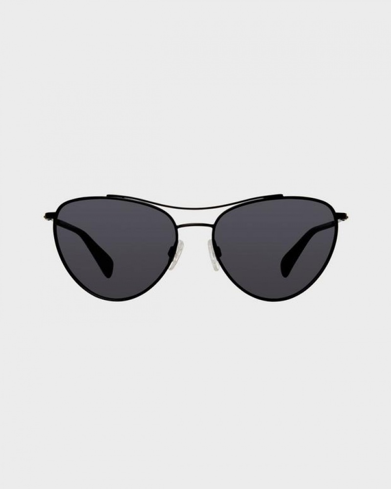 Rag & Bone Clare Butterfly Sunglasses Matte Black | 46729WAJI