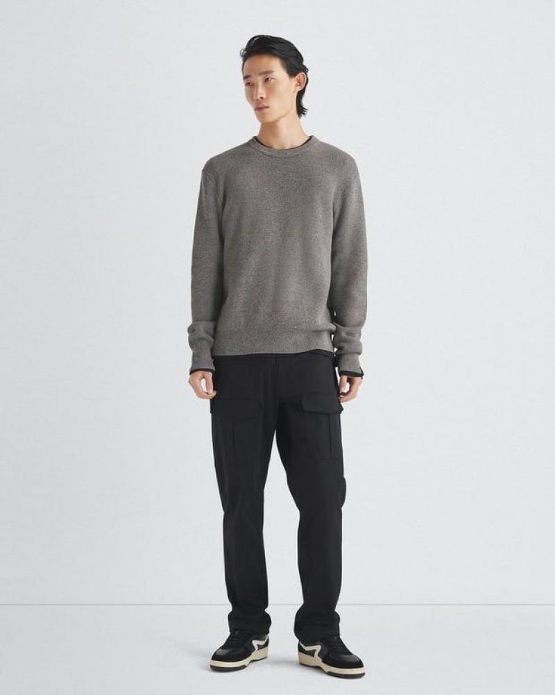 Rag & Bone Dexter Organic Cotton Crew Classic Fit Multi | 54127XHBO