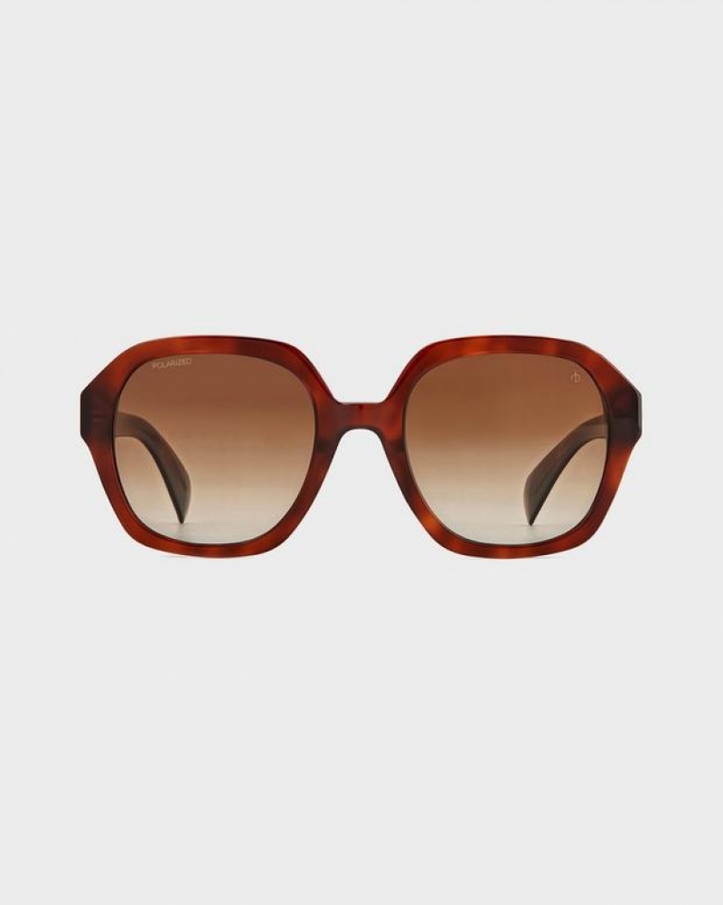 Rag & Bone Elly Butterfly Sunglasses Havana | 24657ZTAC