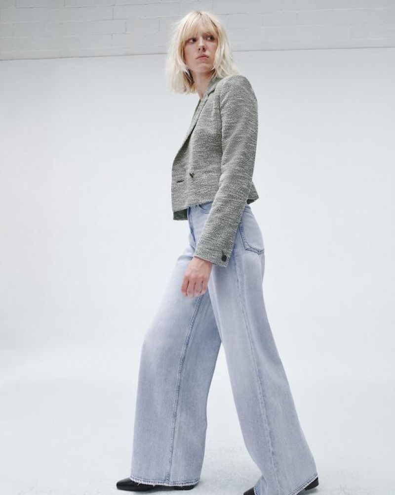 Rag & Bone Featherweight Sofie Wide-Leg High-Rise Featherweight Jean Kierra | 08635CKEV