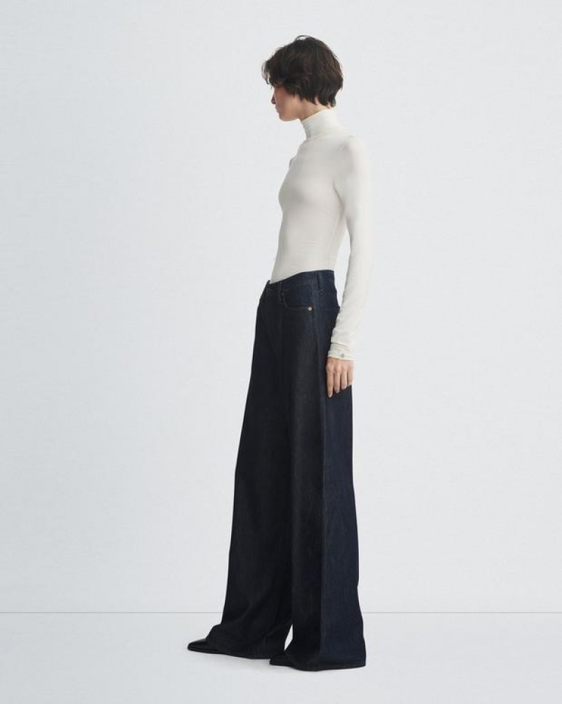 Rag & Bone Featherweight Sofie Wide-Leg High-Rise Featherweight Jean Rinse | 81376IJKU