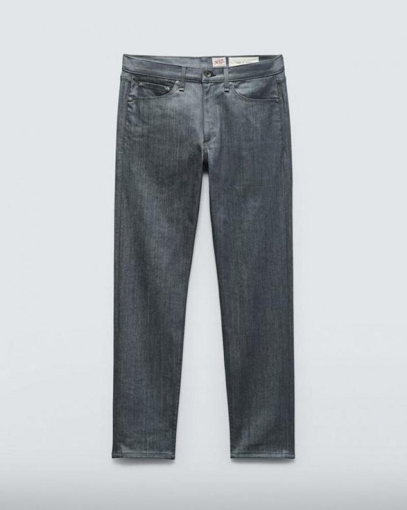 Rag & Bone Fit 2 Slim Fit Authentic Stretch Jean Raw Grey | 93128JOWA