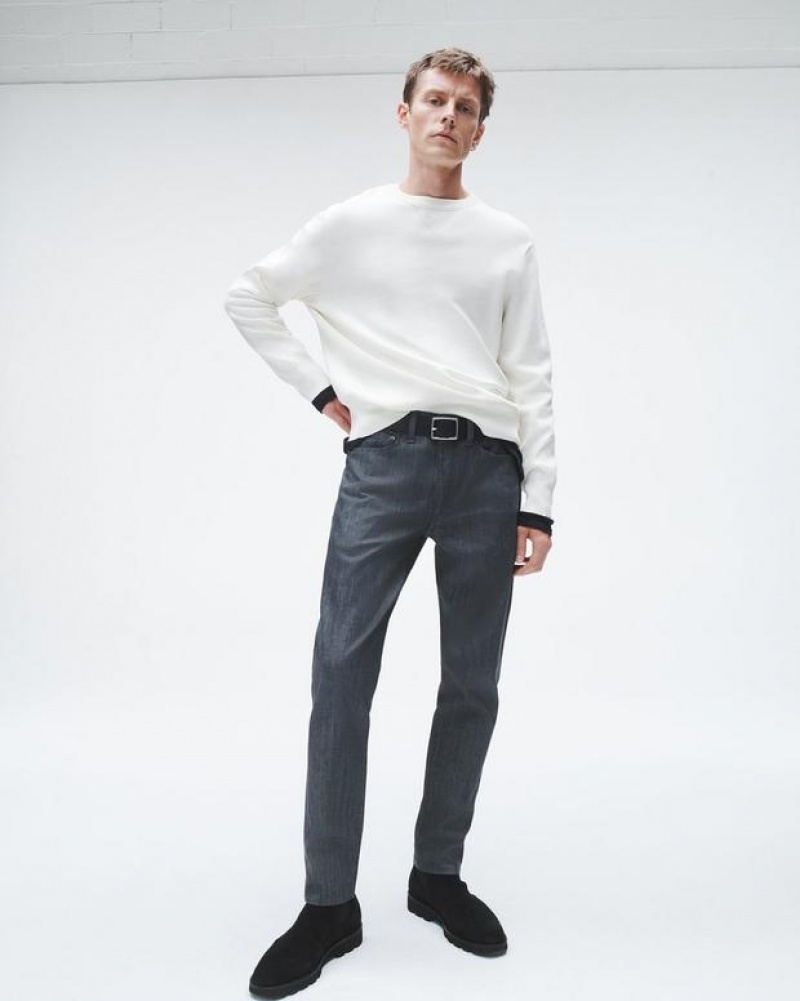 Rag & Bone Fit 2 Slim Fit Authentic Stretch Jean Raw Grey | 93128JOWA