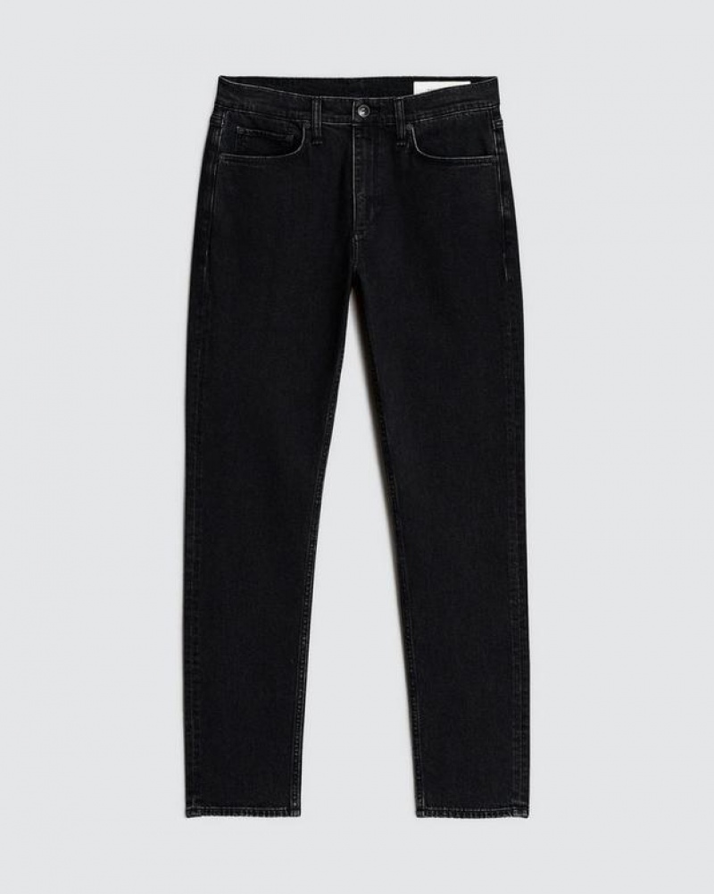 Rag & Bone Fit 2 Slim Fit Black Authentic Stretch Jean Washed Black | 67190RNXB