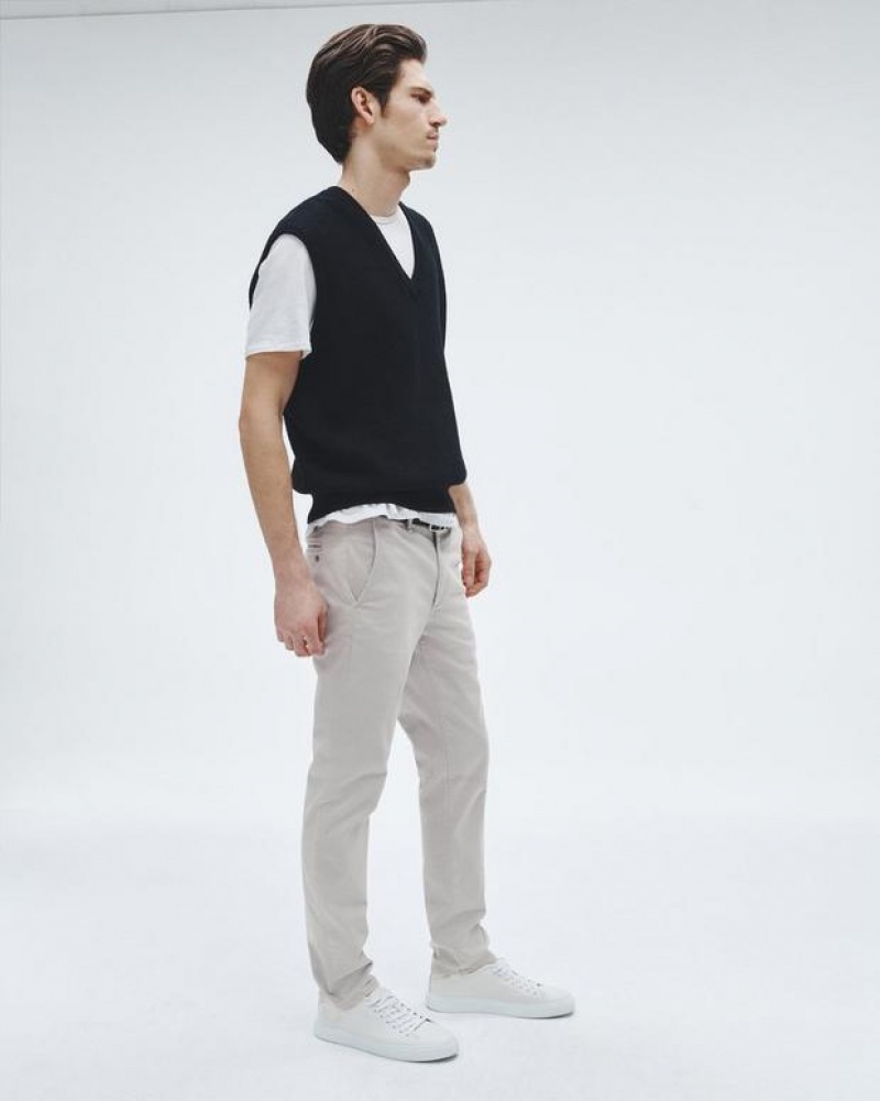 Rag & Bone Fit 2 Stretch Twill Chino Slim Fit Dark Grey | 09236LTGB