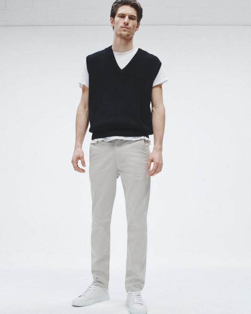 Rag & Bone Fit 2 Stretch Twill Chino Slim Fit Dark Grey | 09236LTGB