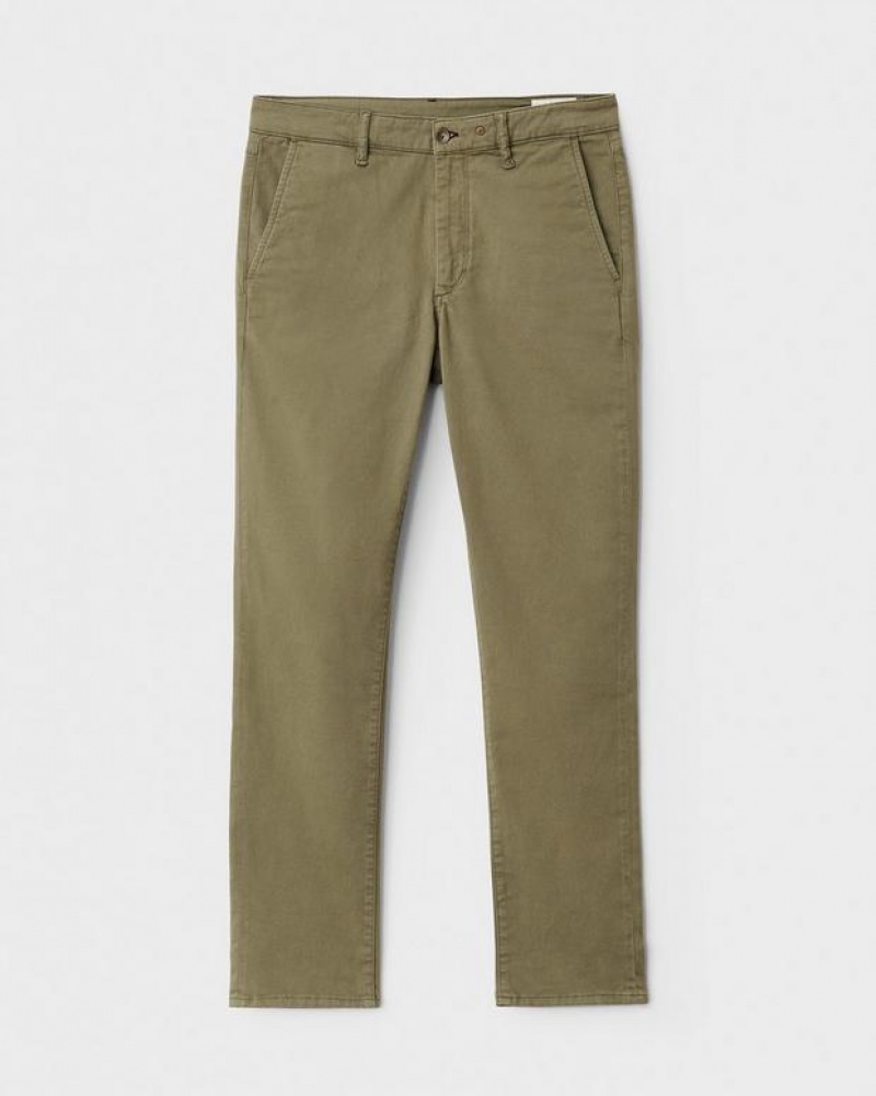 Rag & Bone Fit 2 Stretch Twill Chino Slim Fit Pant Pale Army | 92763NFAK