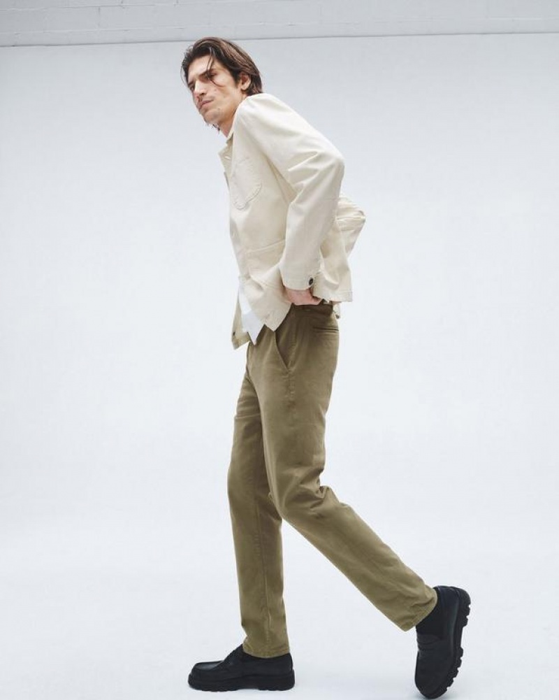 Rag & Bone Fit 2 Stretch Twill Chino Slim Fit Pant Pale Army | 92763NFAK