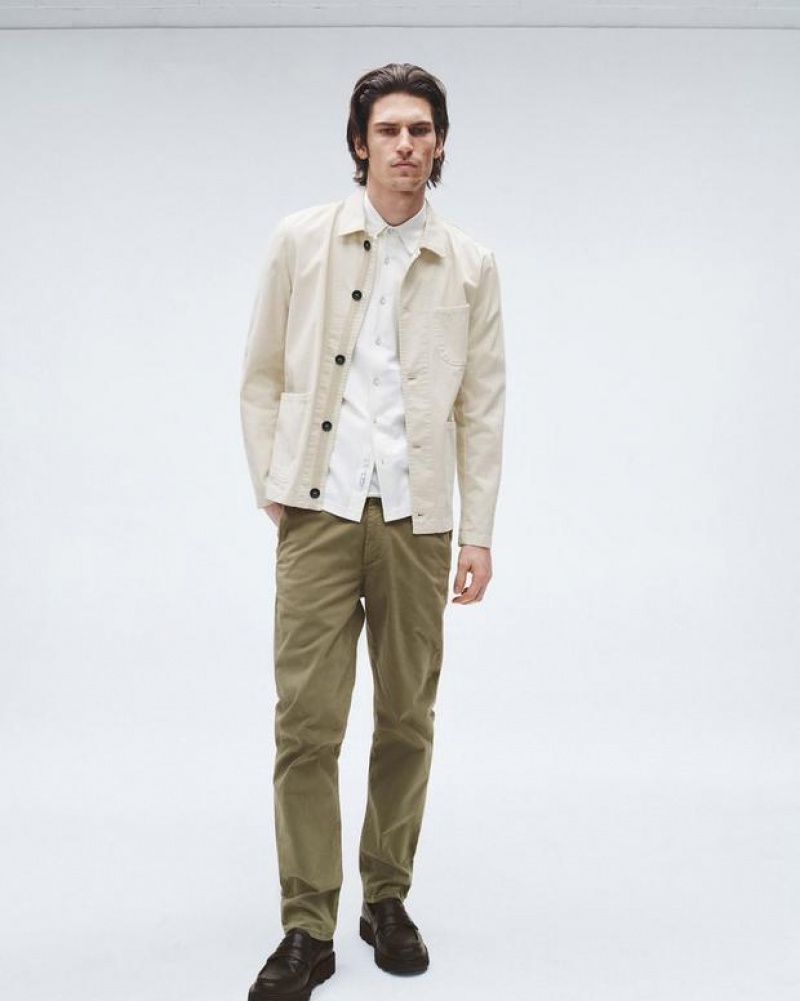 Rag & Bone Fit 2 Stretch Twill Chino Slim Fit Pant Pale Army | 92763NFAK