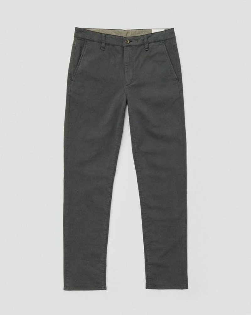 Rag & Bone Fit 2 Stretch Twill Chino Slim Fit Shadow Green | 24931ENSY