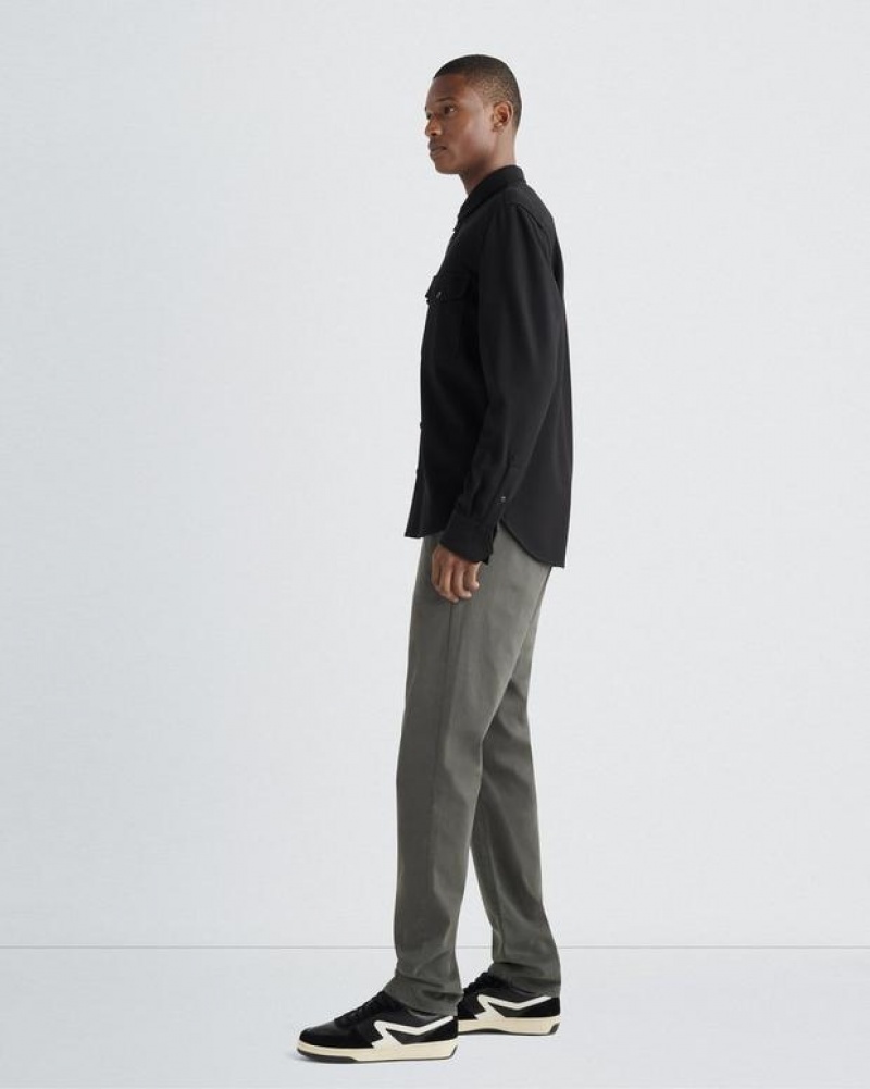 Rag & Bone Fit 2 Stretch Twill Chino Slim Fit Shadow Green | 24931ENSY