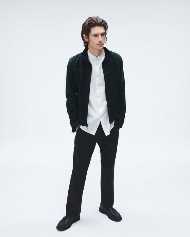 Rag & Bone Grant Suede Jacket Classic Fit Jacket Salute | 61283JFKX