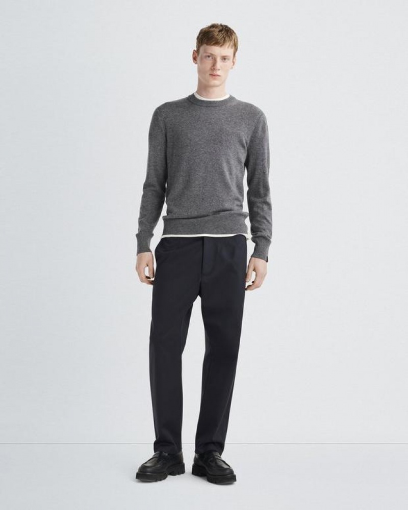 Rag & Bone Harding Cashmere Crew Classic Fit Grey | 83425WQYB