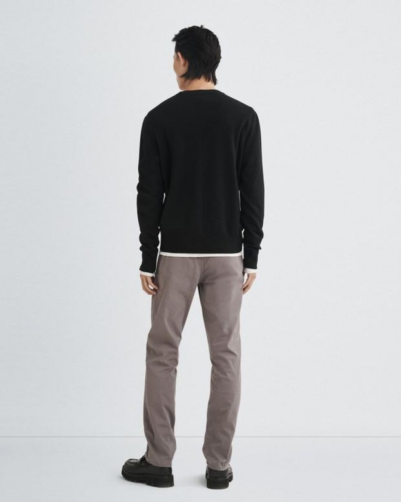 Rag & Bone Harding Cashmere Crew Classic Fit Black | 92451OFAY