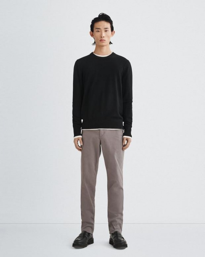 Rag & Bone Harding Cashmere Crew Classic Fit Black | 92451OFAY