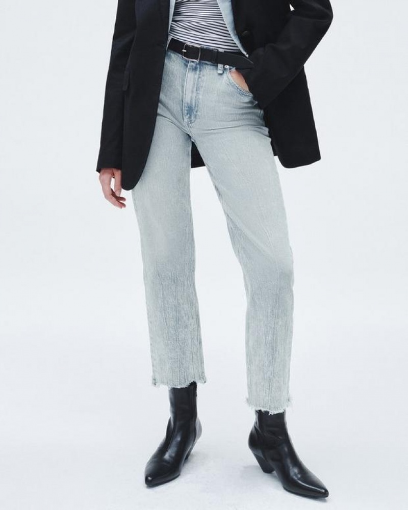 Rag & Bone Harlow Ankle Straight Mid-Rise Vintage Stretch Jean Betty | 14208TAEM