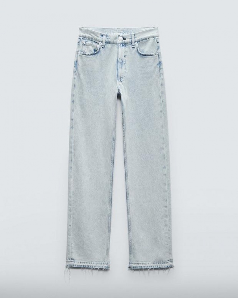 Rag & Bone Harlow Full Length Straight Mid-Rise Vintage Stretch Jean Raquel | 01785YKOT