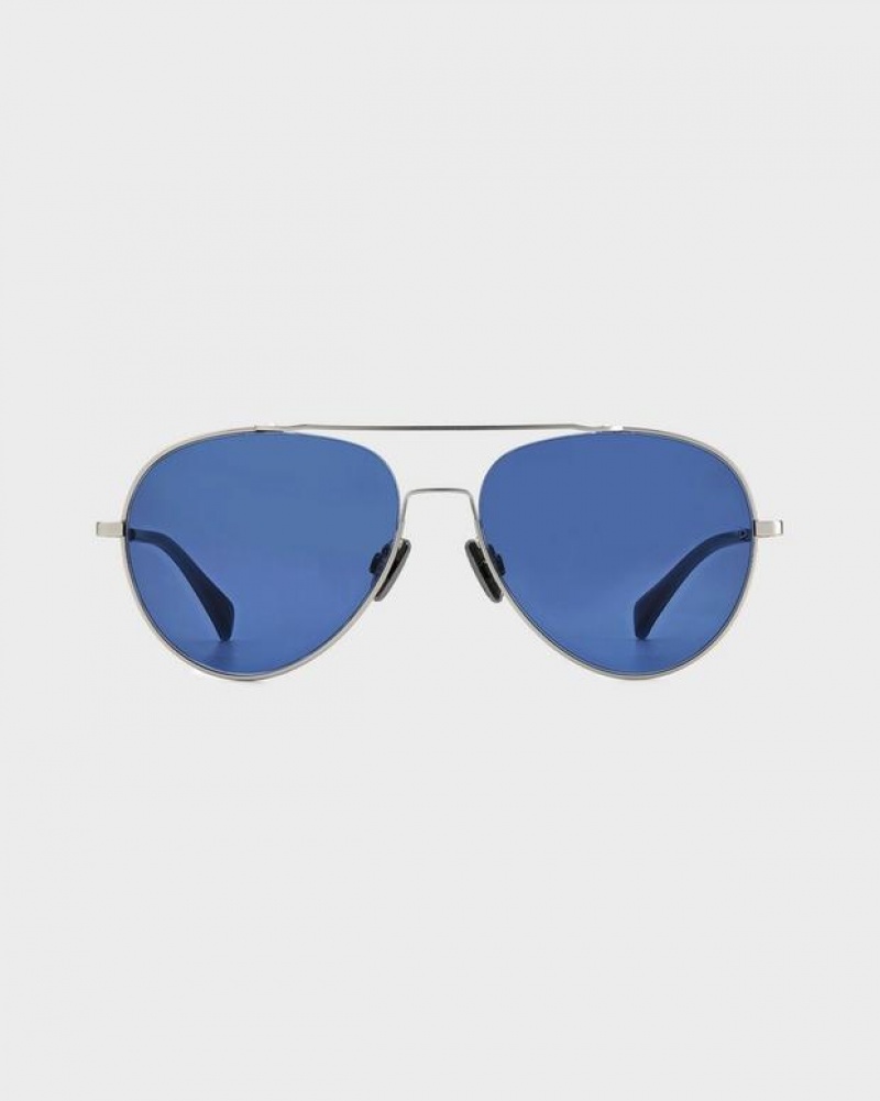 Rag & Bone Hazel Aviator Sunglasses Grey | 98736IOMD