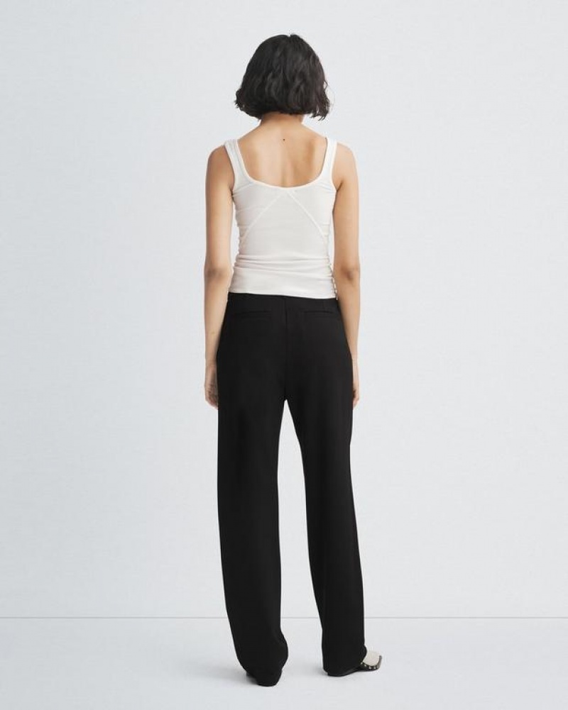 Rag & Bone Irina Ponte Trouser Slim Fit Black | 73546TCEW