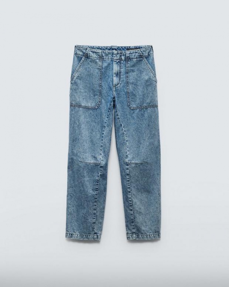 Rag & Bone Leyton Denim Pant Relaxed Fit Elle | 72380AHND