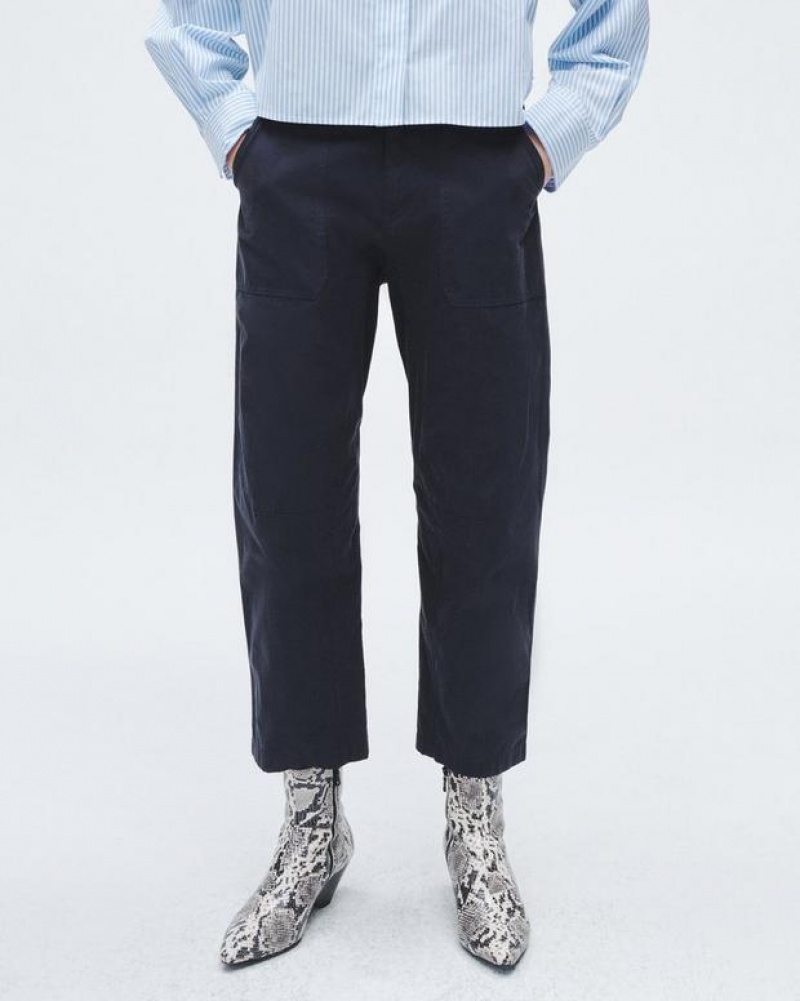 Rag & Bone Leyton Workwear Cotton Pant Relaxed Fit Salute | 27451YRIL