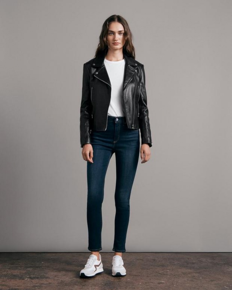 Rag & Bone Nina Ankle Skinny High-Rise Stretch Jean Carmen | 96542SJRM