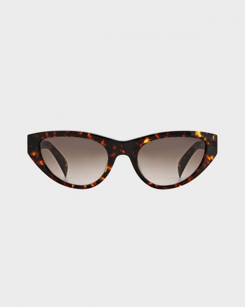 Rag & Bone Ola Butterfly Sunglasses Havana | 29680LKDO