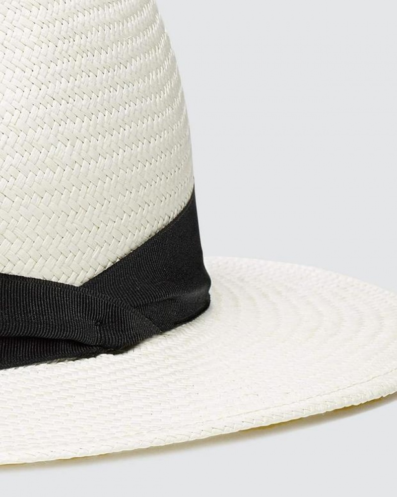 Rag & Bone Panama Hat Straw Hat White | 81359IOBN