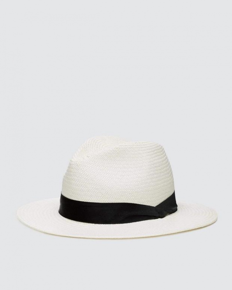 Rag & Bone Panama Hat Straw Hat White | 81359IOBN