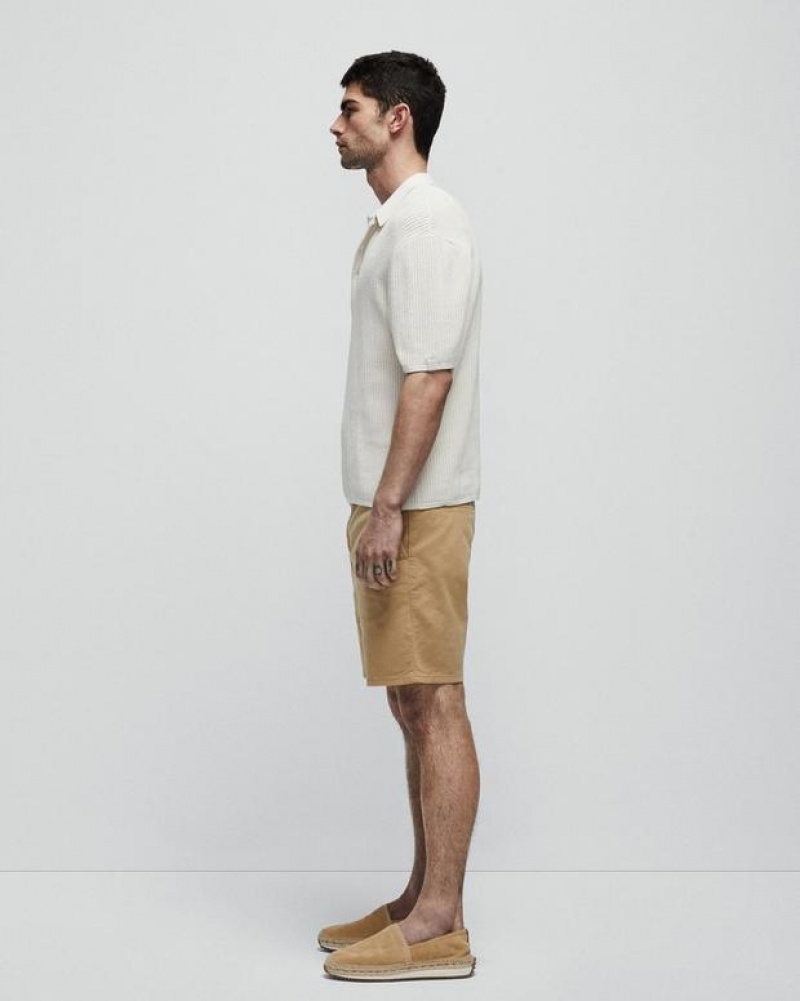 Rag & Bone Perry Cotton Stretch Twill Short Slim Fit Short Cornstalk | 93850ZDRU