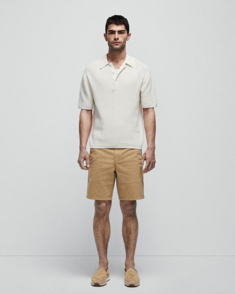 Rag & Bone Perry Cotton Stretch Twill Short Slim Fit Short Cornstalk | 93850ZDRU