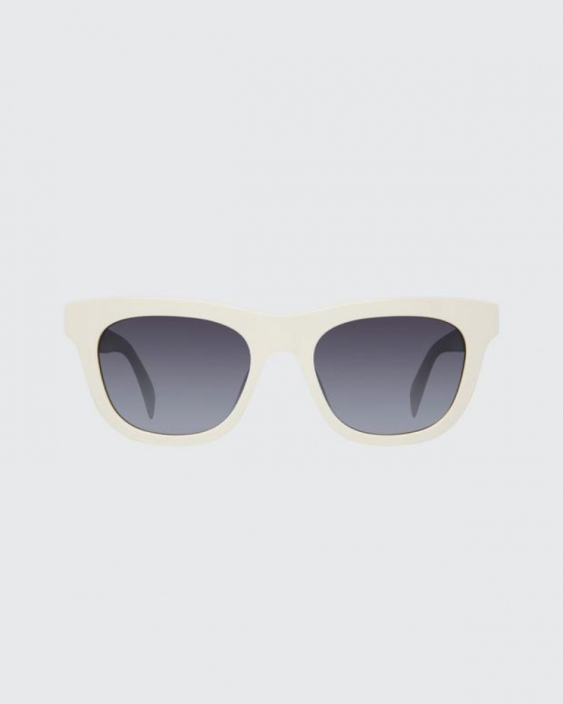 Rag & Bone Perry Square Sunglasses White | 41605DEHV