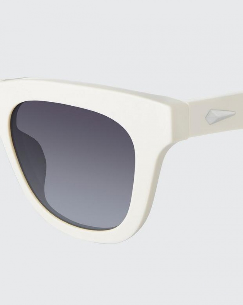 Rag & Bone Perry Square Sunglasses White | 41605DEHV