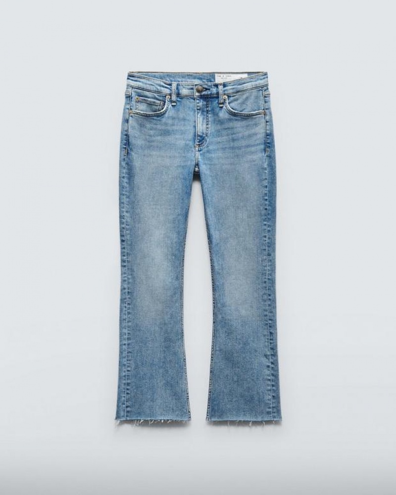 Rag & Bone Peyton Ankle Bootcut Mid-Rise High Stretch Jean Austin | 37684DYMU