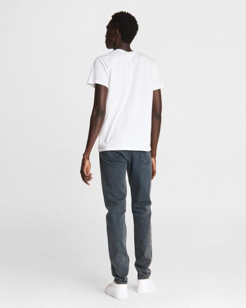 Rag & Bone Pratt Principal Short Sleeve Tee Jersey T-Shirt White | 89314CXVE